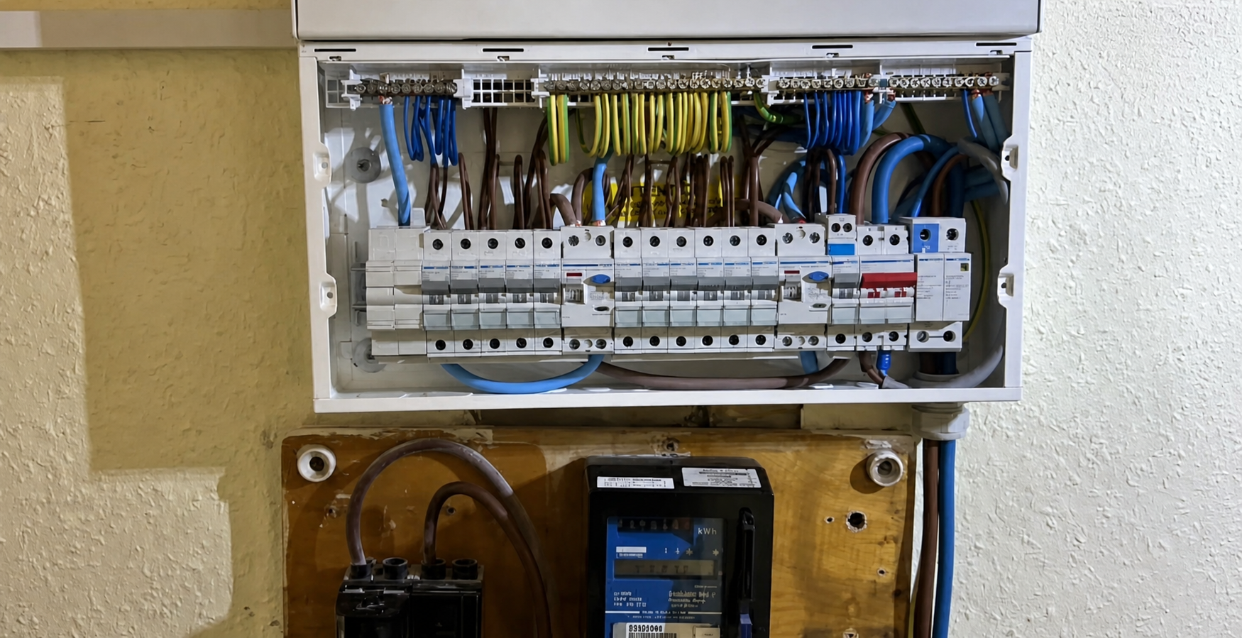 Distribution board installation, Lancashire